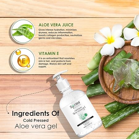 Spriea Herbals Cold Pressed Aloe Vera Gel Ingredients